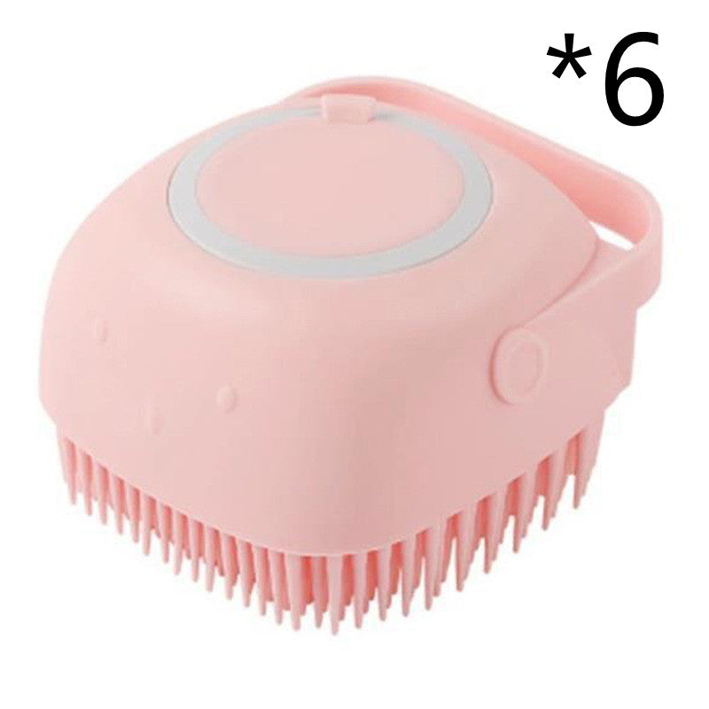 Silicone Pet Grooming Brush – Easy Bath Time for Pets