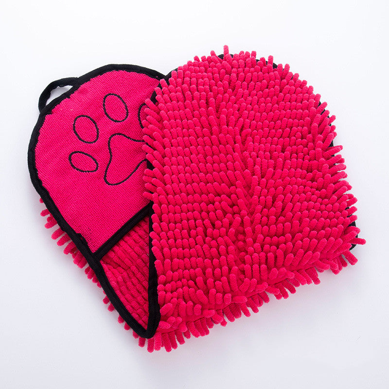 Cozy Microfiber Pet Bathrobe Towel for Fast Drying