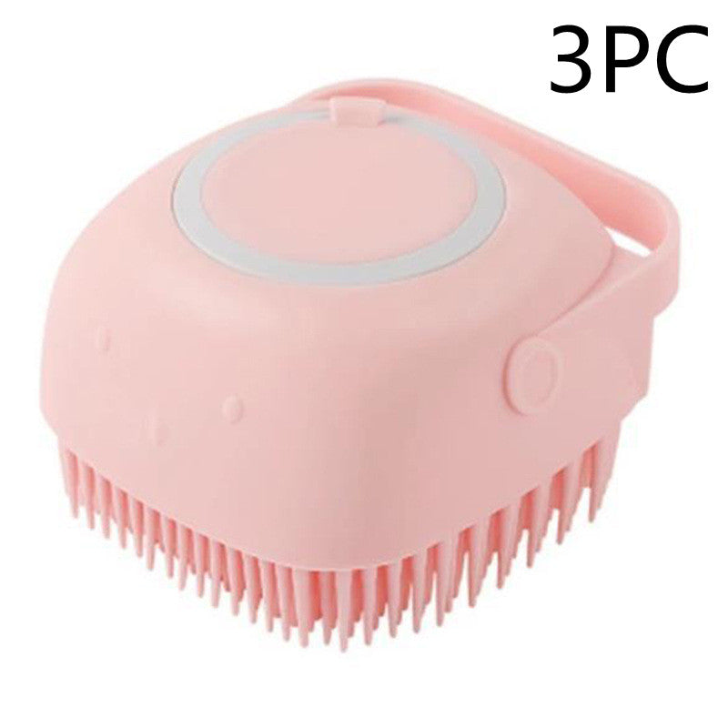 Silicone Pet Grooming Brush – Easy Bath Time for Pets