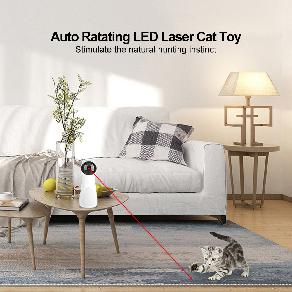 The Automatic Laser Cat Toy That Keeps Your Cat Entertained Even When You’re Busy