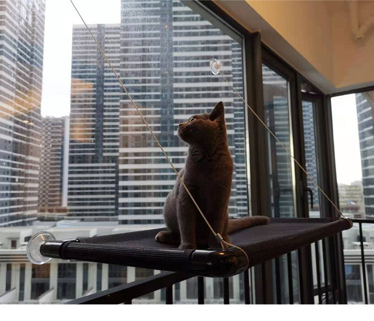 Cat Window Hammock – Cozy Sunbathing Spot for Happy Cats