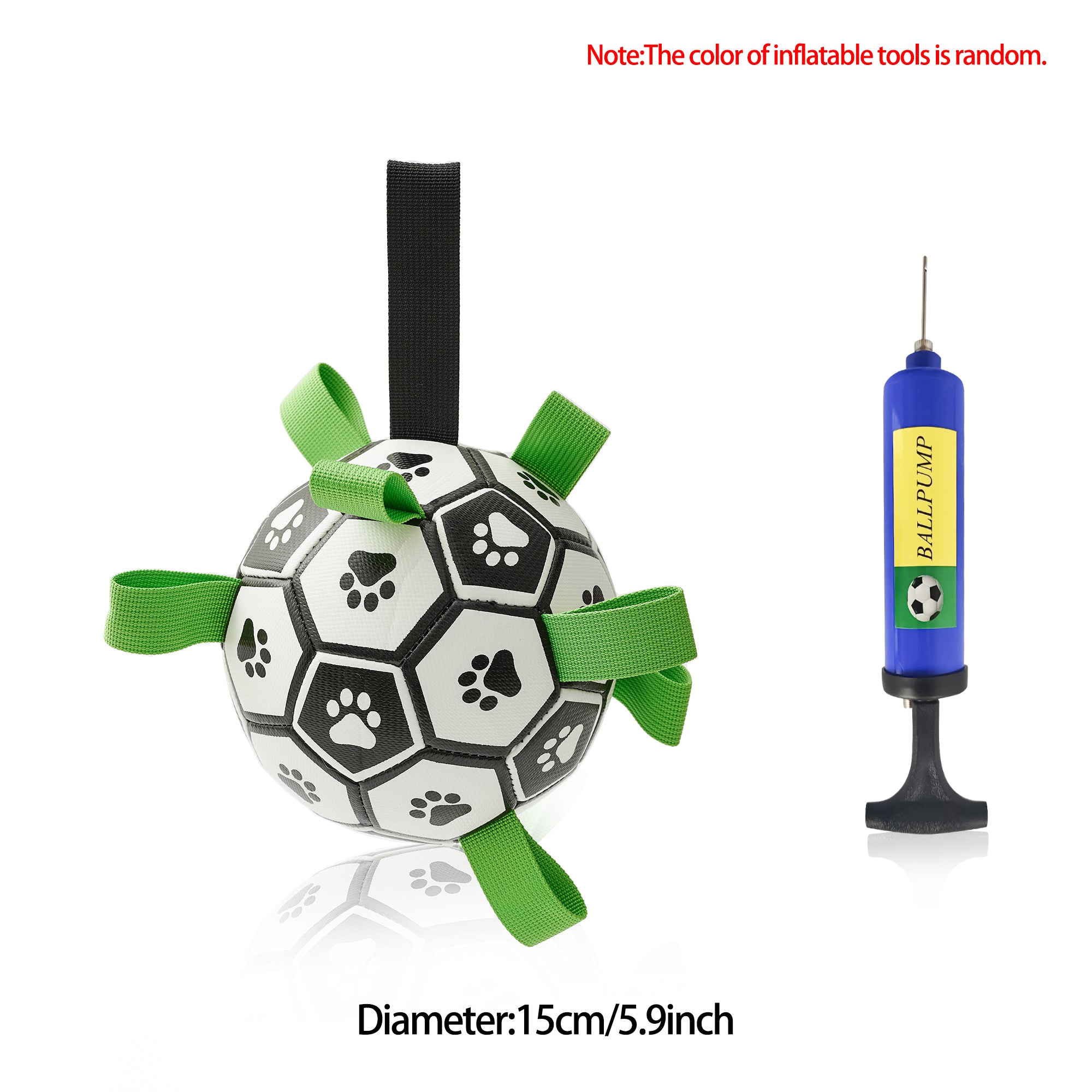 Interactive Dog Soccer Ball Toy for Active Outdoor Play
