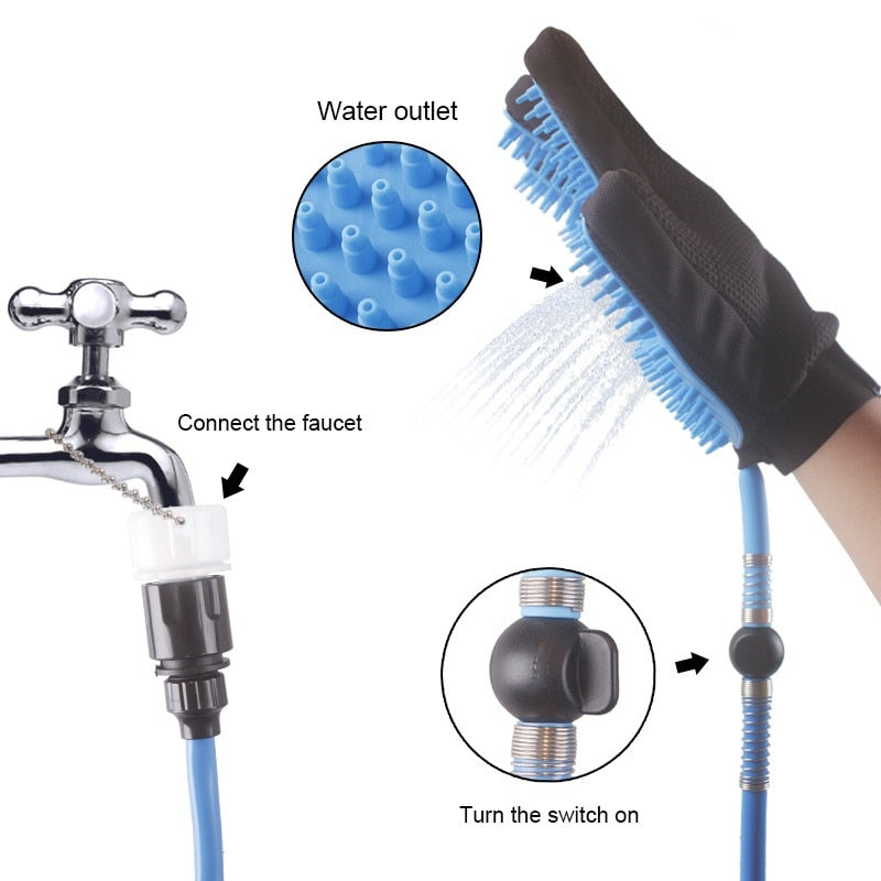 Handheld Pet Bath Shower – Quick and Gentle Cleaning