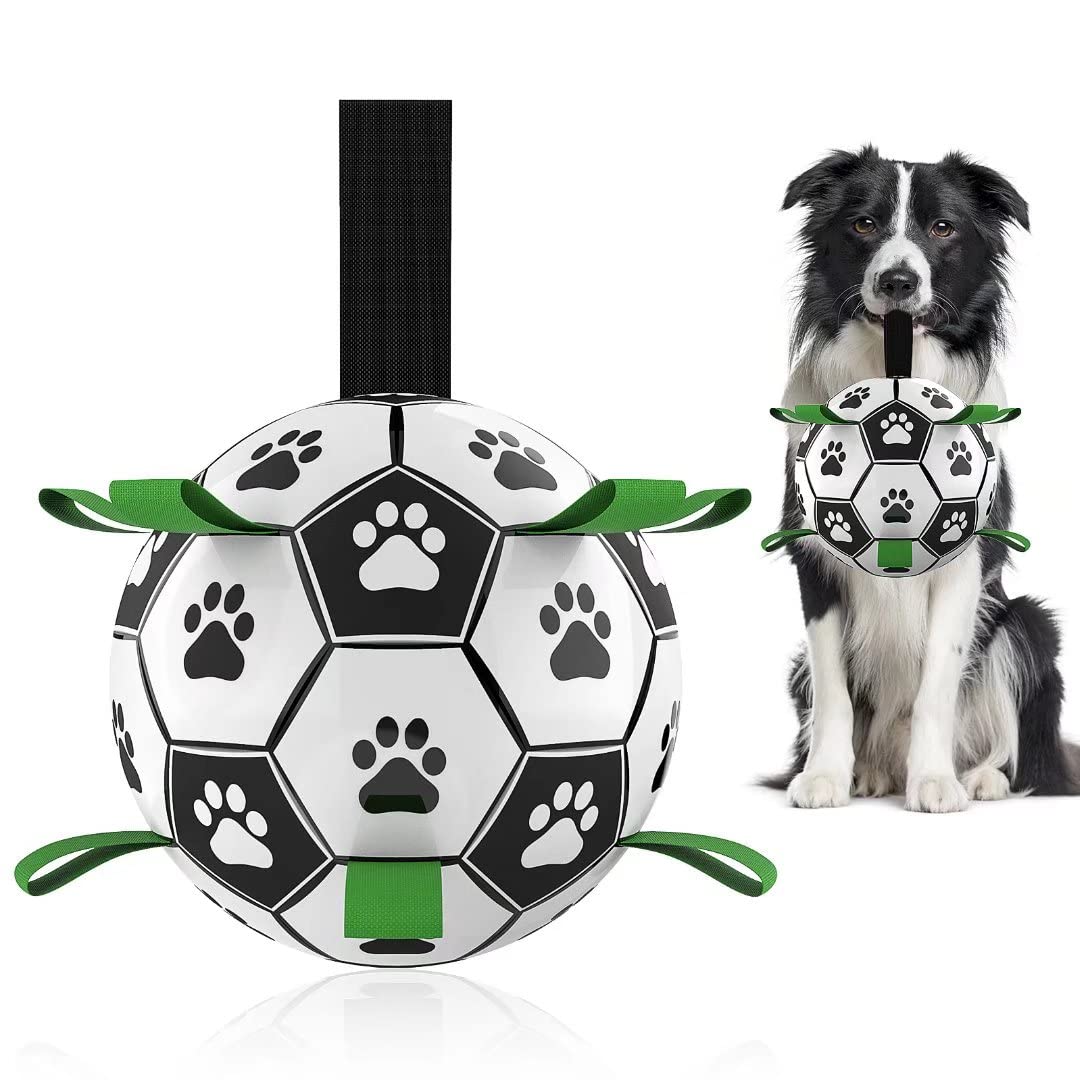 Interactive Dog Soccer Ball Toy for Active Outdoor Play