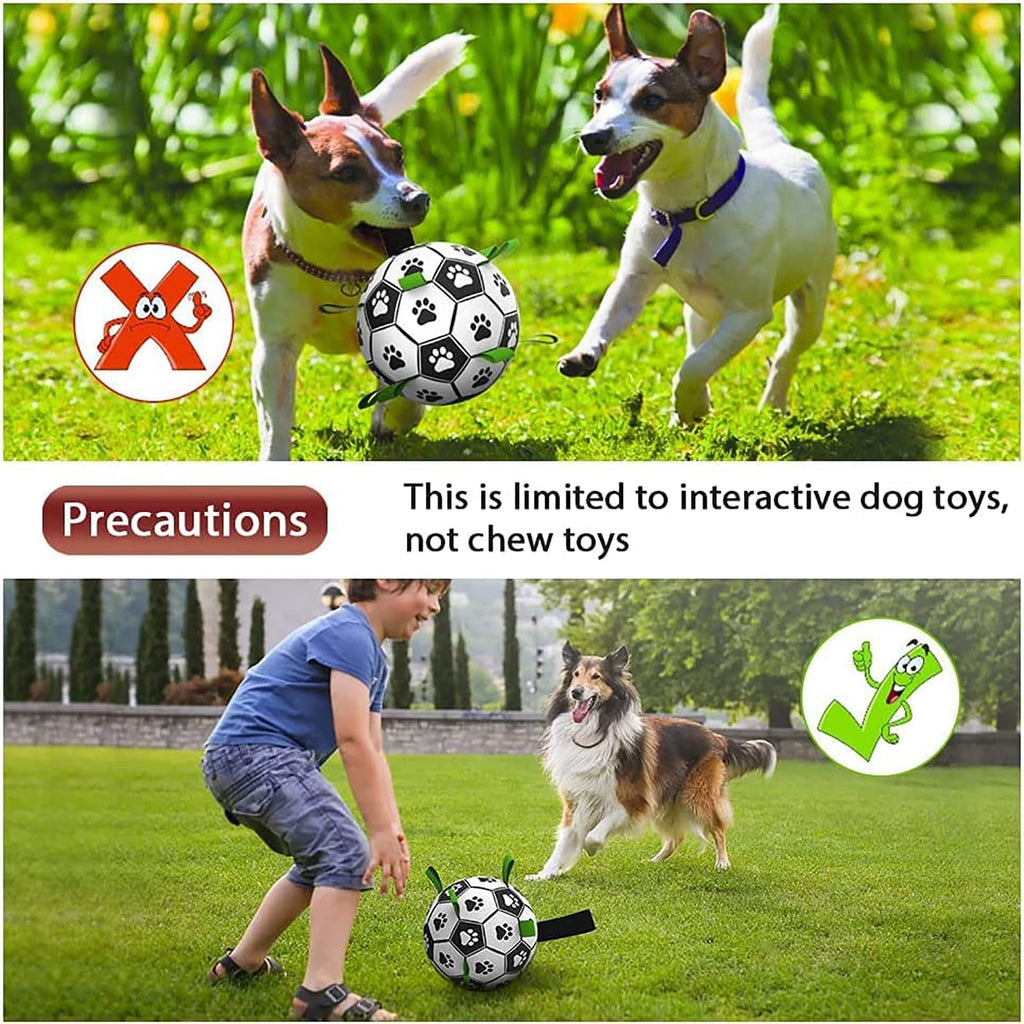Interactive Dog Soccer Ball Toy for Active Outdoor Play