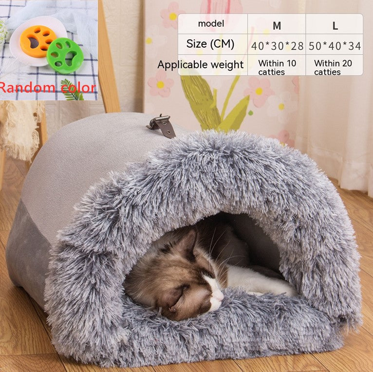 Portable Plush Pet Bed – Perfect Cozy Spot for Pets