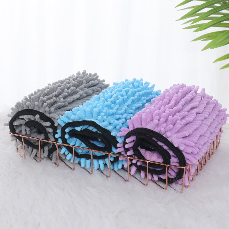 Cozy Microfiber Pet Bathrobe Towel for Fast Drying