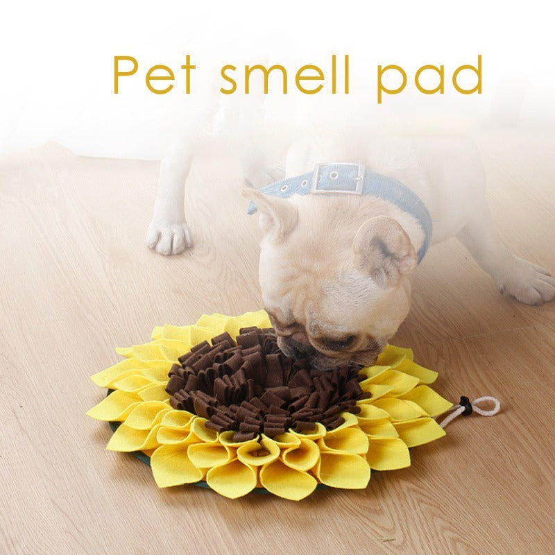 Sunflower Dog Snuffle Mat – Interactive Treat Puzzle for Happy Dogs