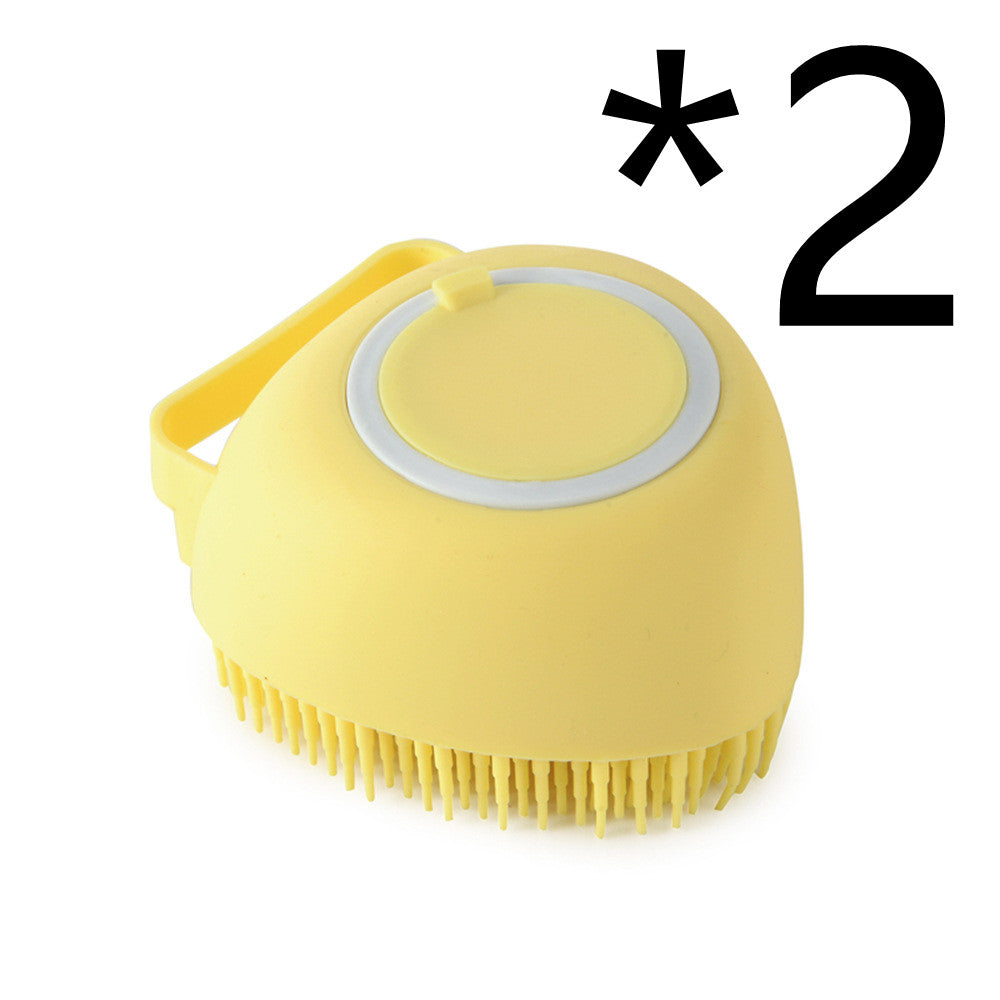 Silicone Pet Grooming Brush – Easy Bath Time for Pets