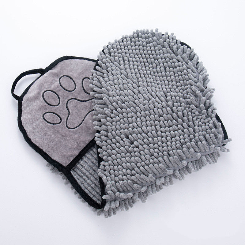 Cozy Microfiber Pet Bathrobe Towel for Fast Drying