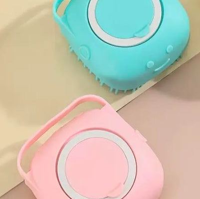 Silicone Pet Grooming Brush – Easy Bath Time for Pets