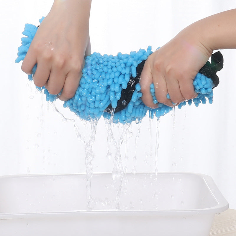 Cozy Microfiber Pet Bathrobe Towel for Fast Drying