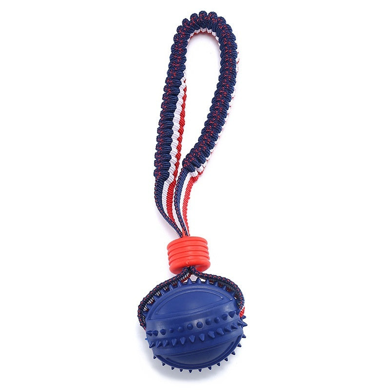 Interactive Dog Ball – Durable Rope Toy for Play, Training & Happy Tails