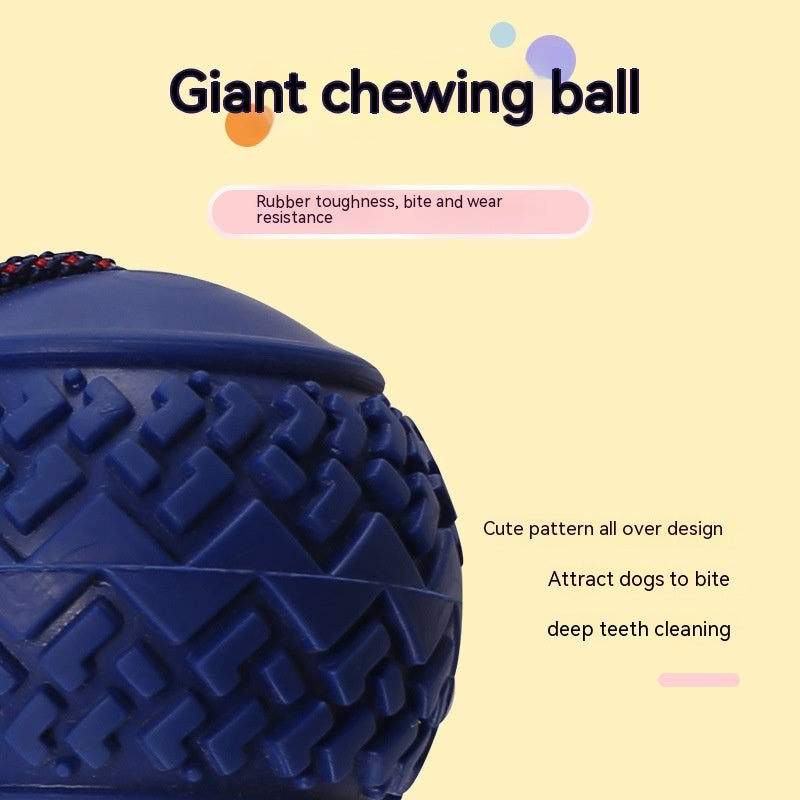 Interactive Dog Ball – Durable Rope Toy for Play, Training & Happy Tails