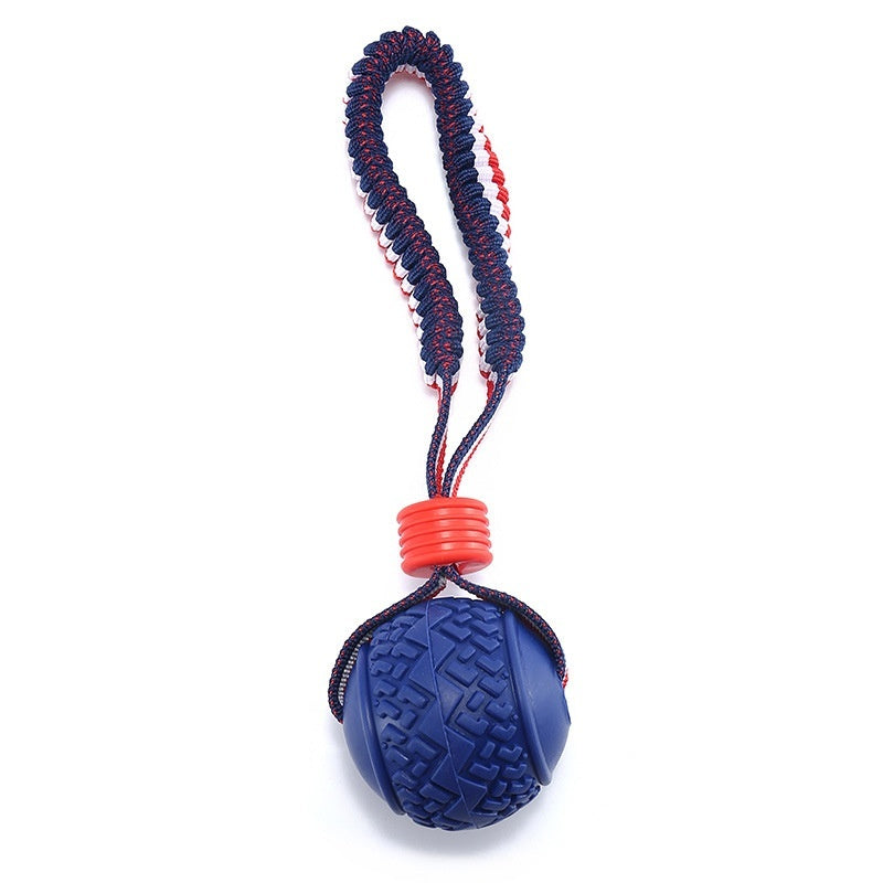 Interactive Dog Ball – Durable Rope Toy for Play, Training & Happy Tails