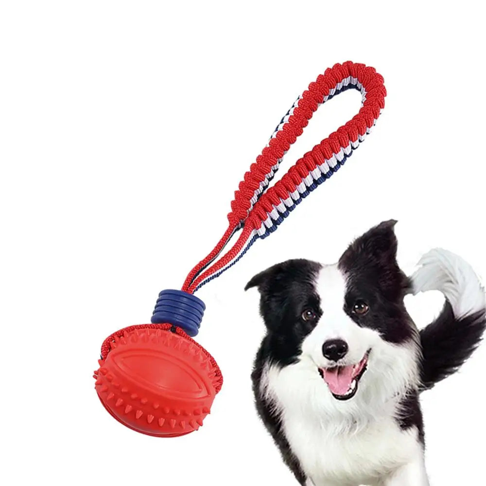 Interactive Dog Ball – Durable Rope Toy for Play, Training & Happy Tails