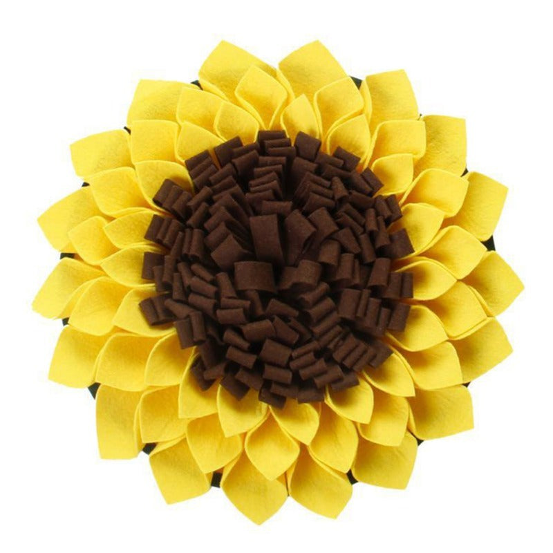 Sunflower Dog Snuffle Mat – Interactive Treat Puzzle for Happy Dogs
