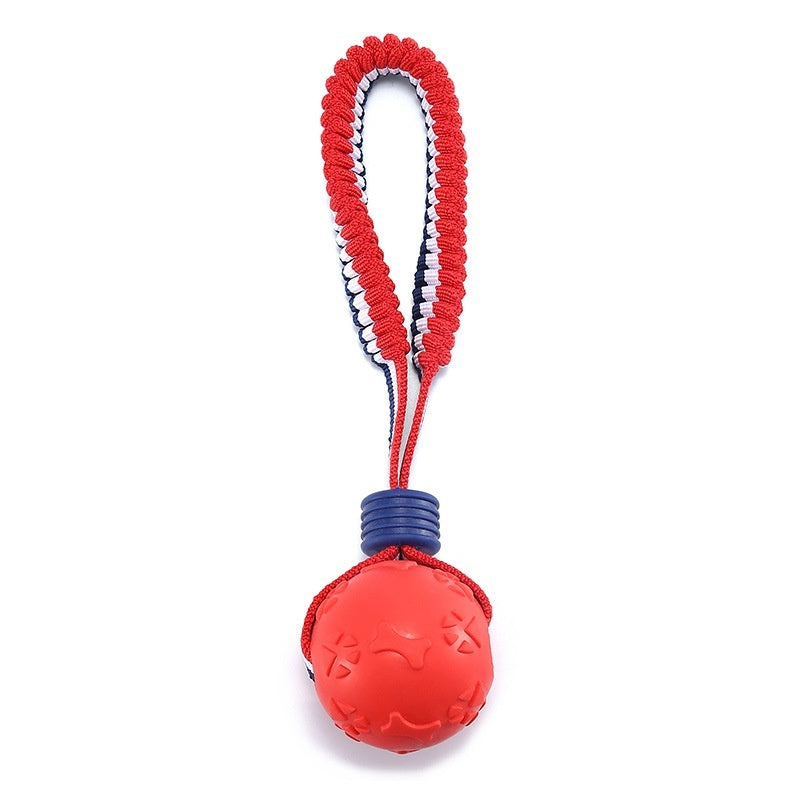 Interactive Dog Ball – Durable Rope Toy for Play, Training & Happy Tails