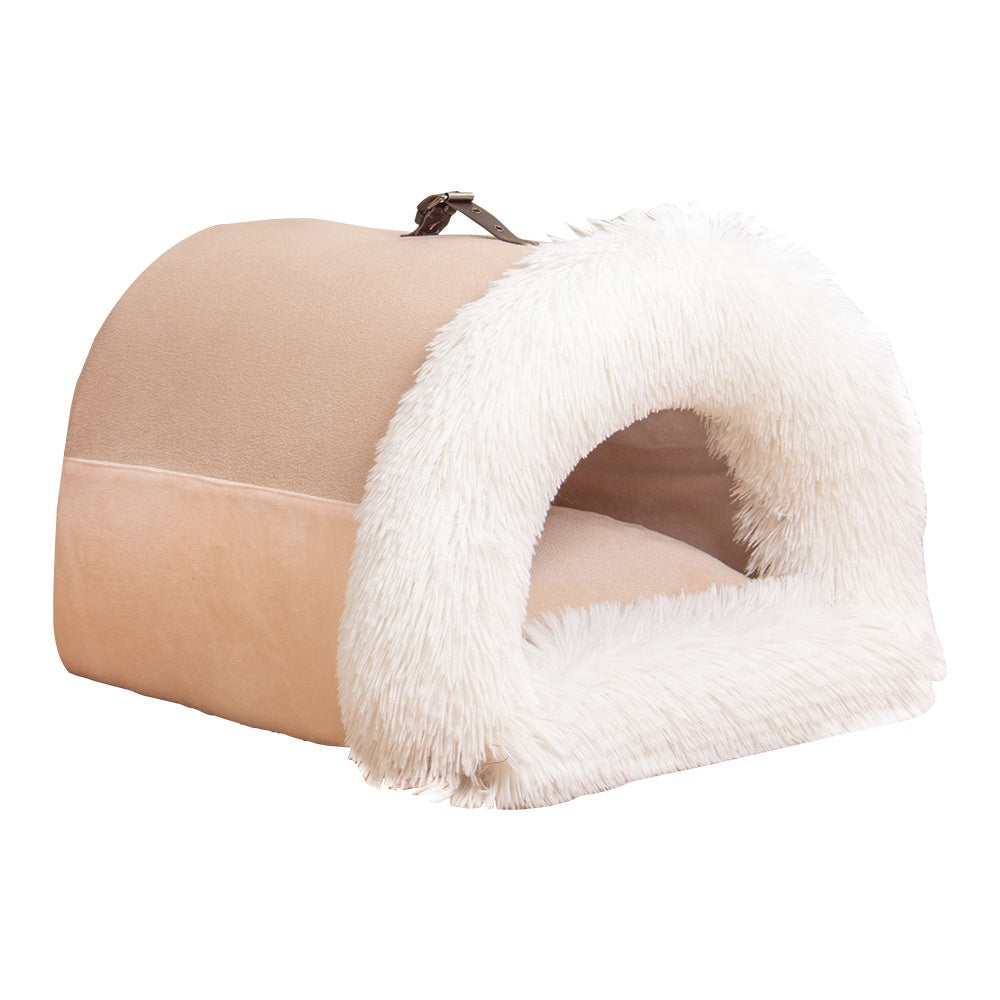 Portable Plush Pet Bed – Perfect Cozy Spot for Pets