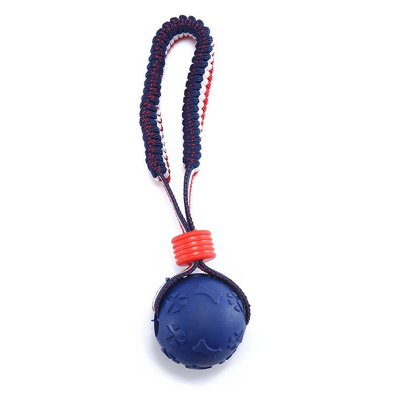 Interactive Dog Ball – Durable Rope Toy for Play, Training & Happy Tails