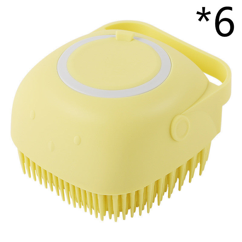 Silicone Pet Grooming Brush – Easy Bath Time for Pets