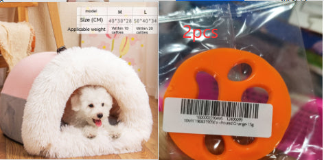 Portable Plush Pet Bed – Perfect Cozy Spot for Pets