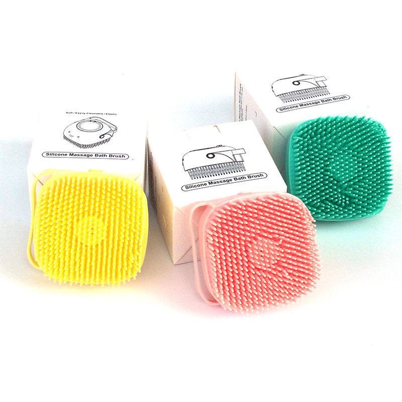 Silicone Pet Grooming Brush – Easy Bath Time for Pets