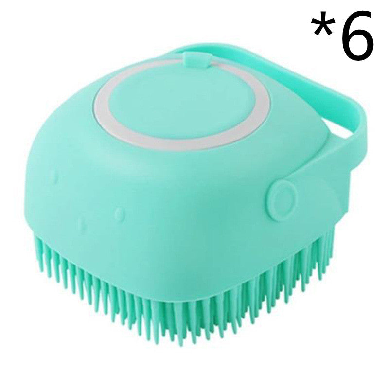 Silicone Pet Grooming Brush – Easy Bath Time for Pets