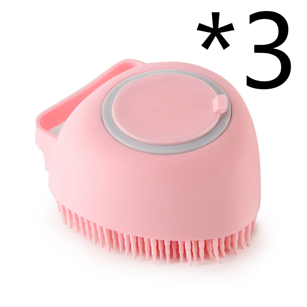 Silicone Pet Grooming Brush – Easy Bath Time for Pets