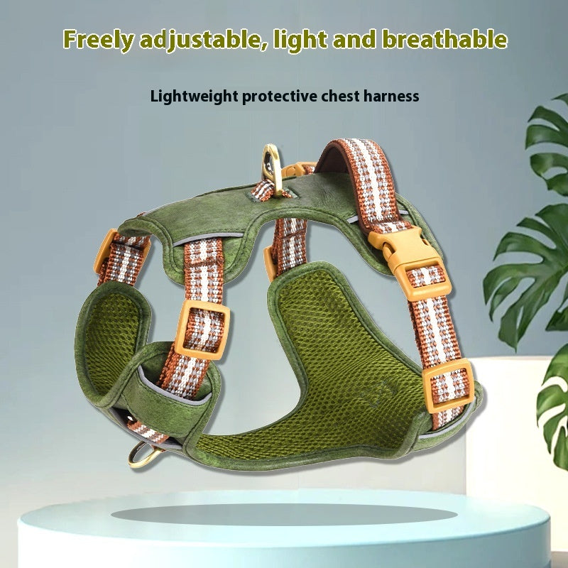 Heavy-Duty Reflective Dog Harness for Confident Outdoor Adventures